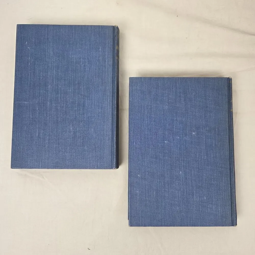 Poems of Thomas Moore in Two Volumes Blue Gold Hardcover Set Poetical Library